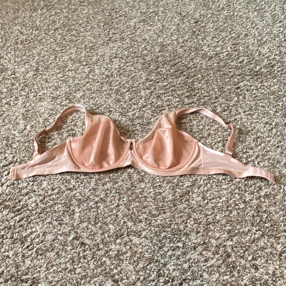 Soma Unbelievable Lift Scoop Balconette Unlined Bra 34G Nude - Picture 7 of 8